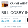 Kanye West tweeted about Bill Cosby and Twitter lost it