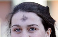 Why do people get ashes on their head today?