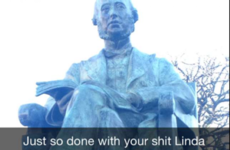 11 Trinity College statues with necessary Snapchat captions