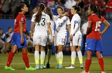 US Women's star Christen Press conjured an outrageous first touch before scoring last night