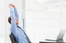 Slumped at a desk all day? Here are a couple of great stretches for office workers
