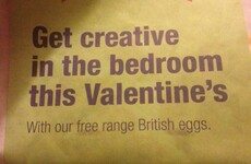 People are deeply confused by this supermarket's Valentine slogan