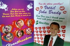 Sinn Féin candidate woos voters with special political Valentine's card