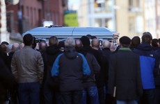 Gardaí maintain presence in Dublin 8 as David Byrne funeral takes place
