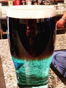 Guinness mixed with WKD Blue is a thing, and it's kind of horrifying