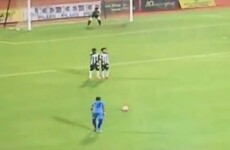 Even Roberto Carlos might be envious of this incredible free-kick