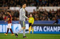 Cristiano Ronaldo scored a classic Cristiano Ronaldo goal to give Madrid the upper hand in Rome