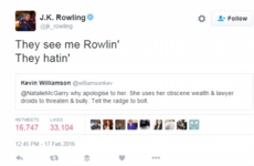 JK Rowling responded to a hater on Twitter in the best way possible last night