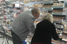 A photo of an elderly couple shopping for make-up is warming everyone's hearts