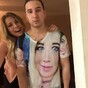 This gal designed a t-shirt for her boyfriend to ward off other ladies