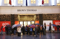Form an orderly queue: Brown Thomas has been granted a full bar licence