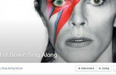 There's going to be a big David Bowie singalong in this Dublin pub next weekend