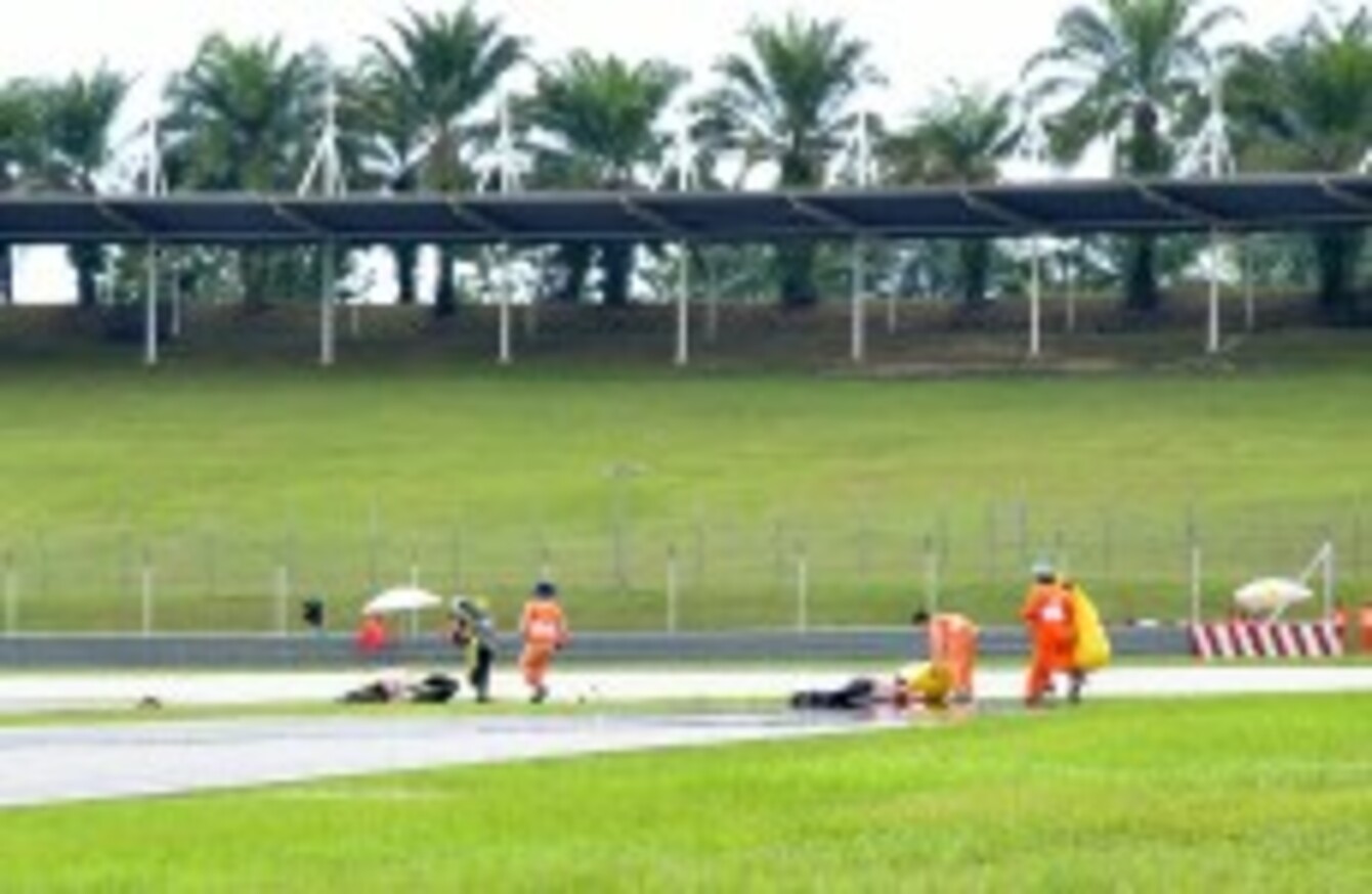 MotoGP rider Simoncelli dies after horrendous crash in ...