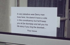 This Donegal woman has a unique way of keeping politicians from her door