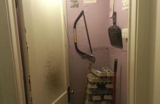 This guy's mates pranked him by turning his bedroom into a 'storage cupboard'