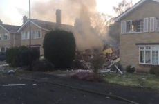 Massive explosion completely destroys house