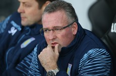 Lambert was 'delighted' when Villa gave him the boot