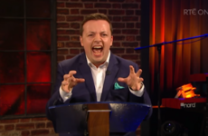 Oliver Callan nailed impressions of Joan Burton and Enda Kenny on the Late Late