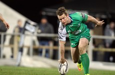 Connacht return to top of the Pro12 after high-scoring win over Zebre