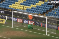 Millwall keeper makes one of the saves of the season - without using his hands