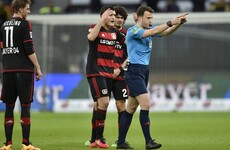 Bedlam in Bundesliga - referee storms off when Leverkusen boss refuses to go to stands