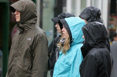 Pedestrians on a recent grey day in Dublin