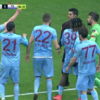 Chaos in Turkey as Trabzonspor finish game with 7 men after player shows ref red card