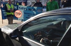 Micheál and Enda were heckled on the campaign trail this morning