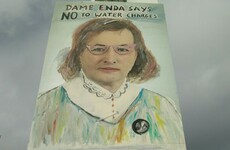 Someone in Cork is drawing elaborate outfits on election posters