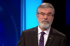 The creak during the Leaders' Debate was Gerry's sore back
