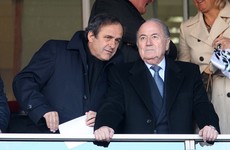 You can't make it up! Fifa reduces Blatter and Platini bans because of their 'services to football'