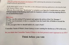 Dirty tricks in north Dublin: FG candidate hits out at anonymous letter campaign