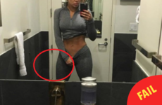 Khloe Kardashian got caught rotten Photoshopping her gym selfies