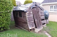 An absolute chancer in Kerry is selling this shed on DoneDeal for €150