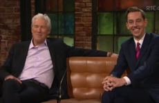 Richard Gere was mortified by the whole Late Late Show audience last night