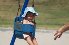 Man trapped in kid's swing for nine hours has to be cut free