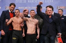 The Frampton-Quigg row over the 'star' dressing room has definitively been resolved