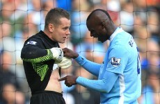 Mario Balotelli gets serious about fireworks safety, obviously