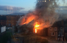 Firefighters are battling a huge blaze in south Dublin