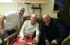 This video of Liam Brady visiting a sick Arsenal fan in hospital is incredibly touching