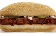 The McRib is back - but is it coming to Ireland?