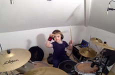 This Kilkenny lad is only seven and is already an absolute hero on the drums