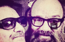Michael Stipe, Bono and The Edge went on a selfie session in Dublin last night