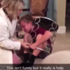 A little brother got stuck in a table, and his loving sister filmed the results