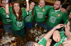 Coppers have made special Italia 90 jerseys for everyone on their ski trip right now