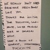 This is the most hilariously angry noise complaint note ever left after a party