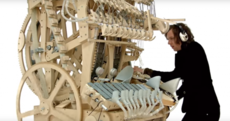 Take a break and watch this machine play music with 2,000 marbles