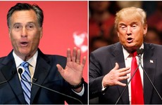"A phony, a fraud" - it's panic stations for the Republicans as Mitt Romney takes a major pop at Donald Trump