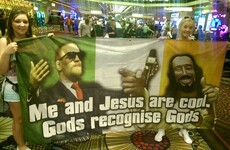 This has got to be a strong contender for Conor McGregor flag of the week