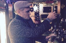 Morrissey was spotted pulling pints in Dublin last night